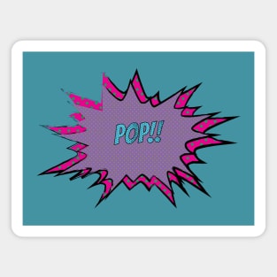 Pop!! (Clear BG) Magnet